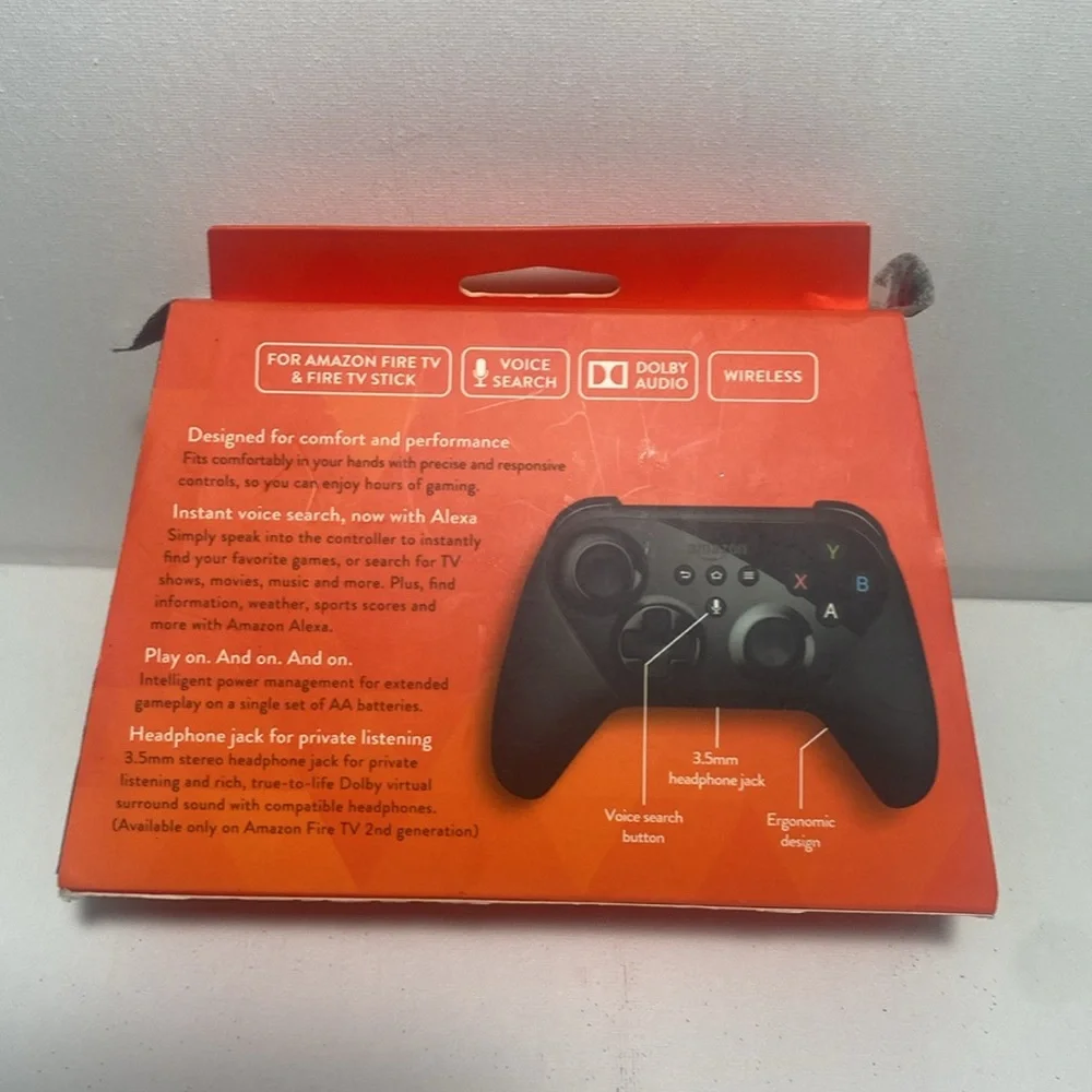Amazon Black Fire TV Controller for Gaming Wireless Open Box O/S - Picture 4 of 5